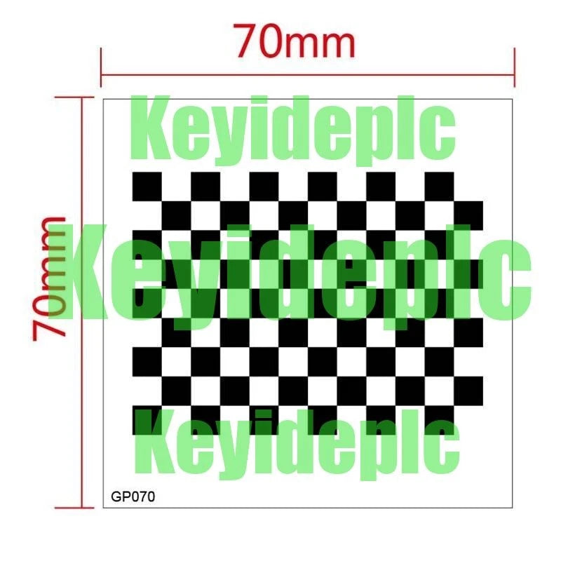 PET Checkerboard 12*9 Calibration Board Machine Vision Optical Correction Board
