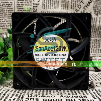 SANYO 9WV1248P1J001 12038 48V 0.65A 12CM Chassis Industrial Cooling Fan Gale