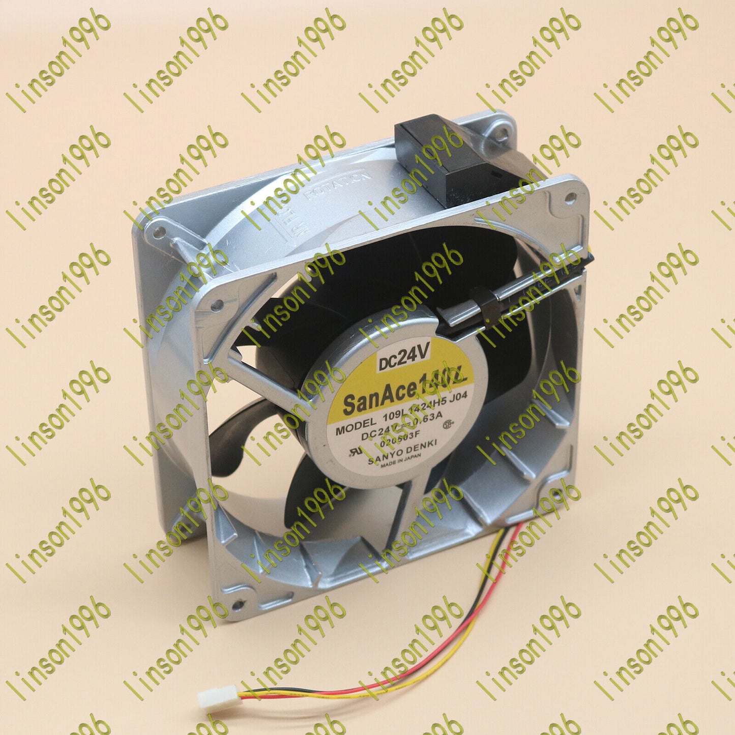 109L1424H5J04 cooling fan 24V 0.63A SANYO San Ace140L model Fast Delivery - SANYO