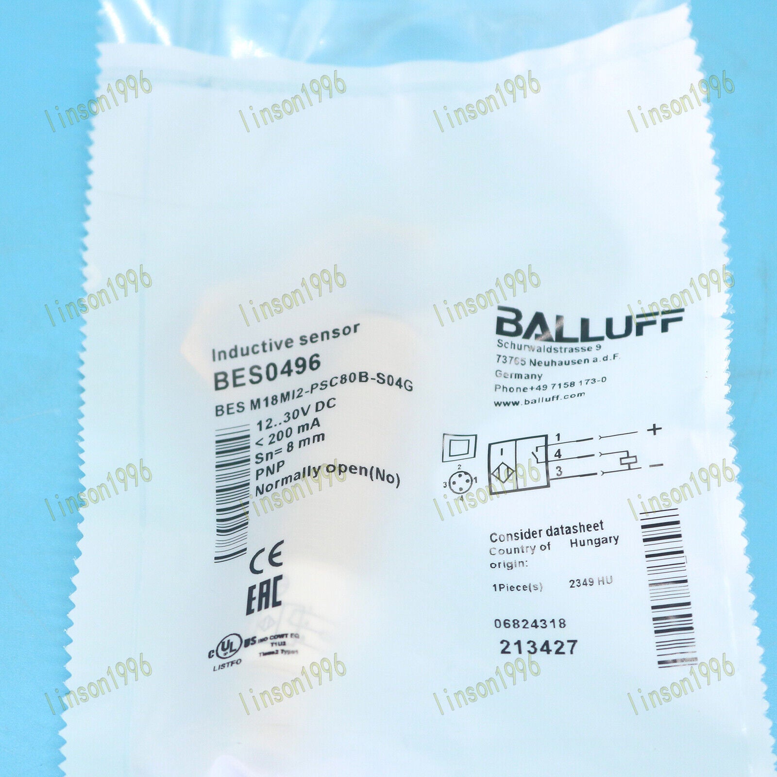 1PC BALLUFF BES M18MI2-PSC80B-S04G Proximity Sensor - BALLUFF