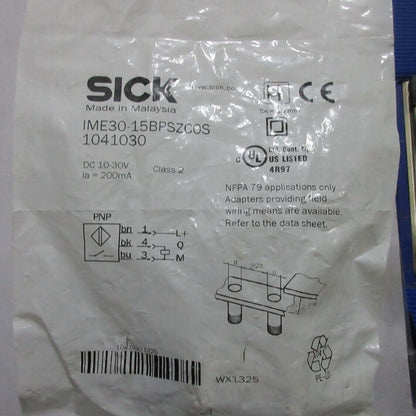 Proximity switch sensor IME30-15BPSZC0S - ONE SICK