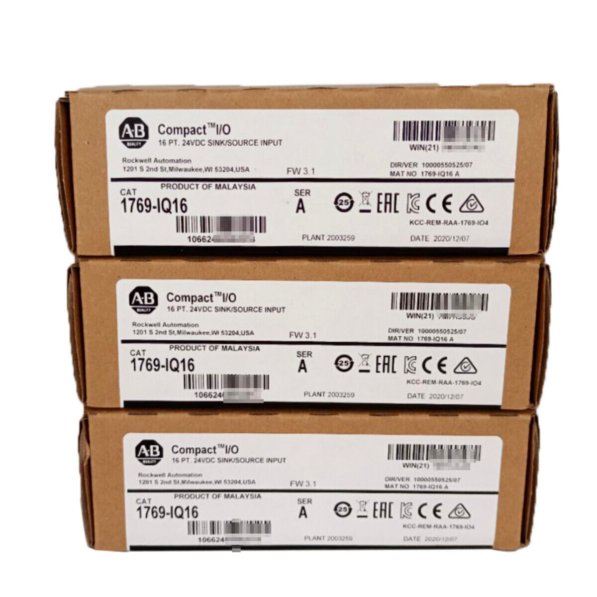 Compact Logix 16 Pt 24VDC Input Module - COMPACTLOGIX
