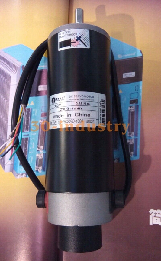 Leadshine DCM50207-07D-1000 DC Servo Motor, 120W, 30.3V, 0.35Nm - LEADSHINE