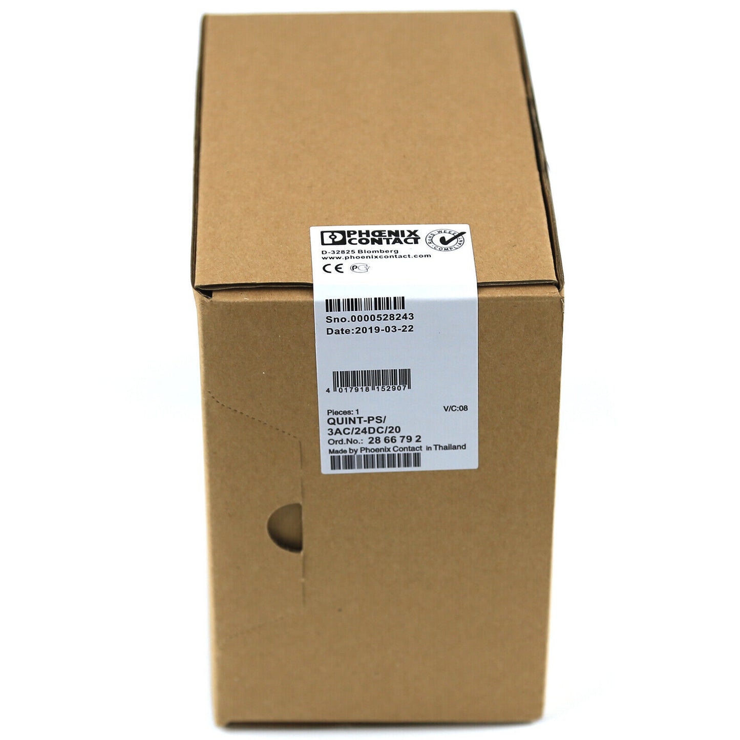 PHOENIX 2866792 QUINT-PS 3AC 24DC 20 Power Supply Unit - PHOENIX