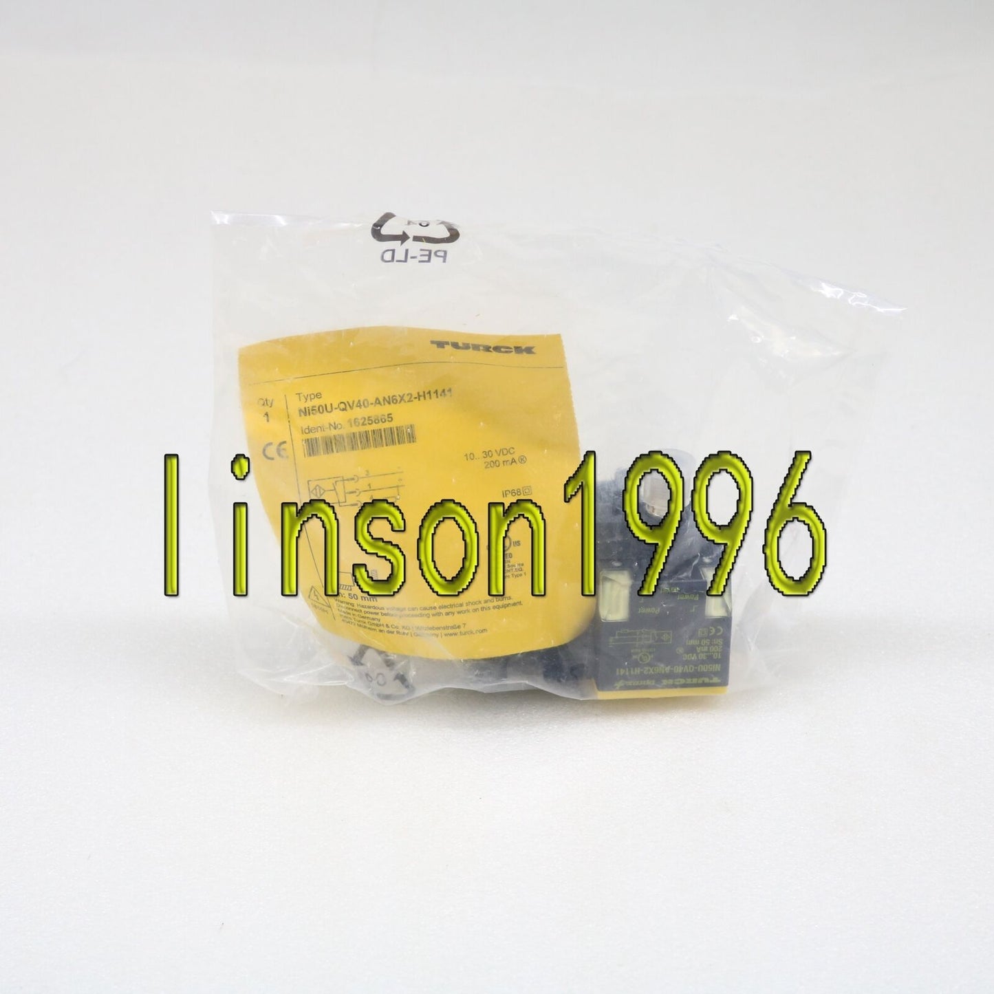 Proximity sensor NI50U-QV40-AN6X2-H1141 - TURCK