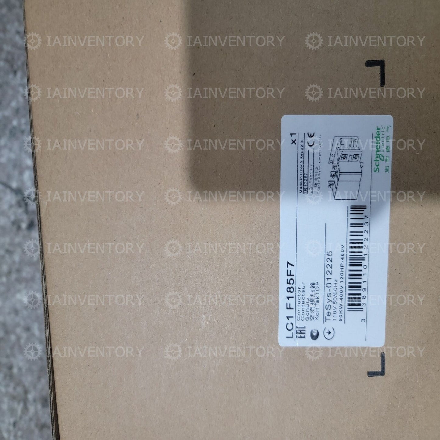 LC1-F185 Schneider Electric 3PST DIN Rail 200A PLC Contactor 440V - SCHNEIDER ELECTRIC