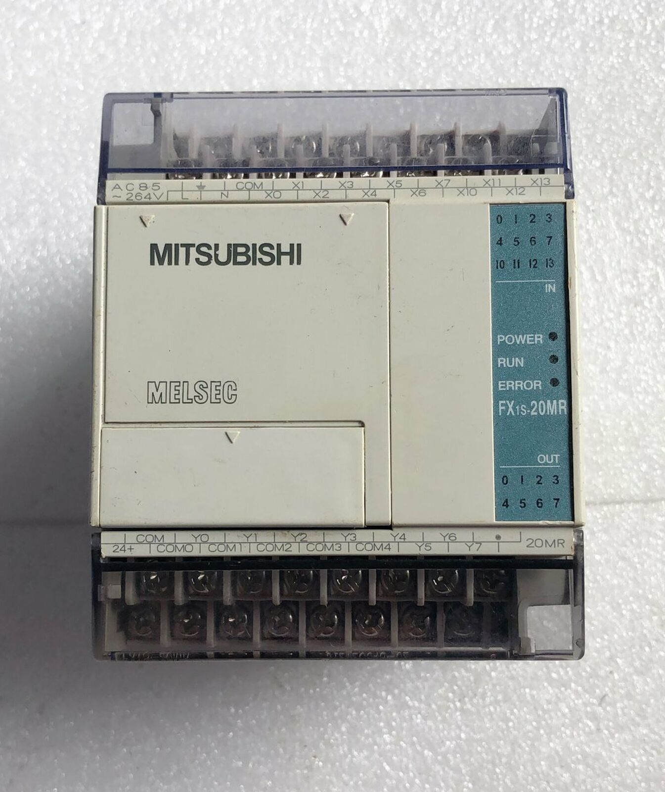 used ONE Mitsubishi FX1S20MR001 FX1S-20MR-001 Tested in good condition - MITSUBISHI