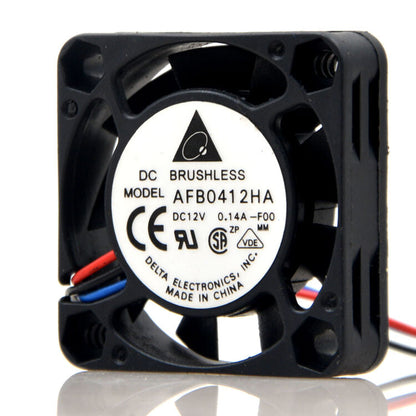 new Delta AFB0412HA DC 12V 0.14A 4CM 4010 40x40x10MM two ball bearing cooling fan