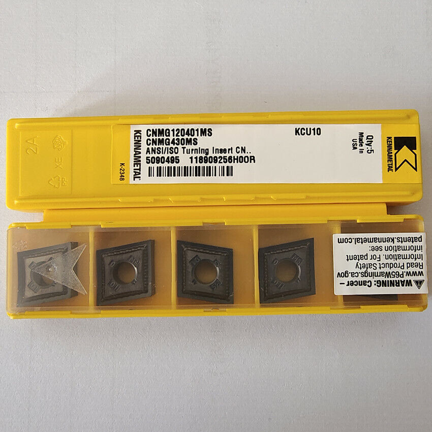 new 10PCS CNMG120401MS KCU10 CNMG120401MS  Kennametal CNC carbide inserts