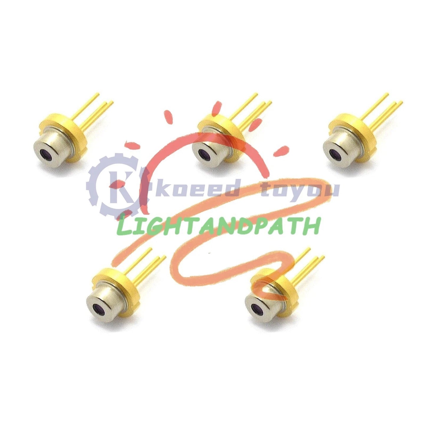 5pcs 830nm 200mW Single Mode Laser Diode Sighting Thermal Imaging Night Vision#L