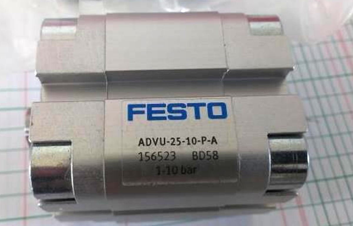 New FESTO ADVU-25-10-P-A Compact Cylinder - FESTO