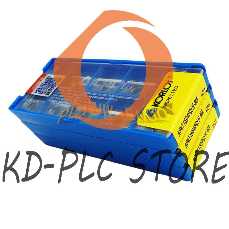 10pcs KORLOY APKT1604PDFR-MA H01 Milling Insert