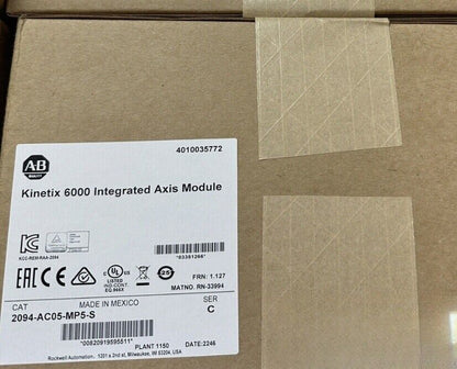 AB Brand New 2094-AC05-MP5-S Kinetix 6000 Integrated Axis Module | AB Brand New Kinetix 6000 Module | AB Brand New 2094-AC05-MP5-S | AB Brand New Integrated Axis Module | AB Brand New MP5-S Module - AB BRAND NEW