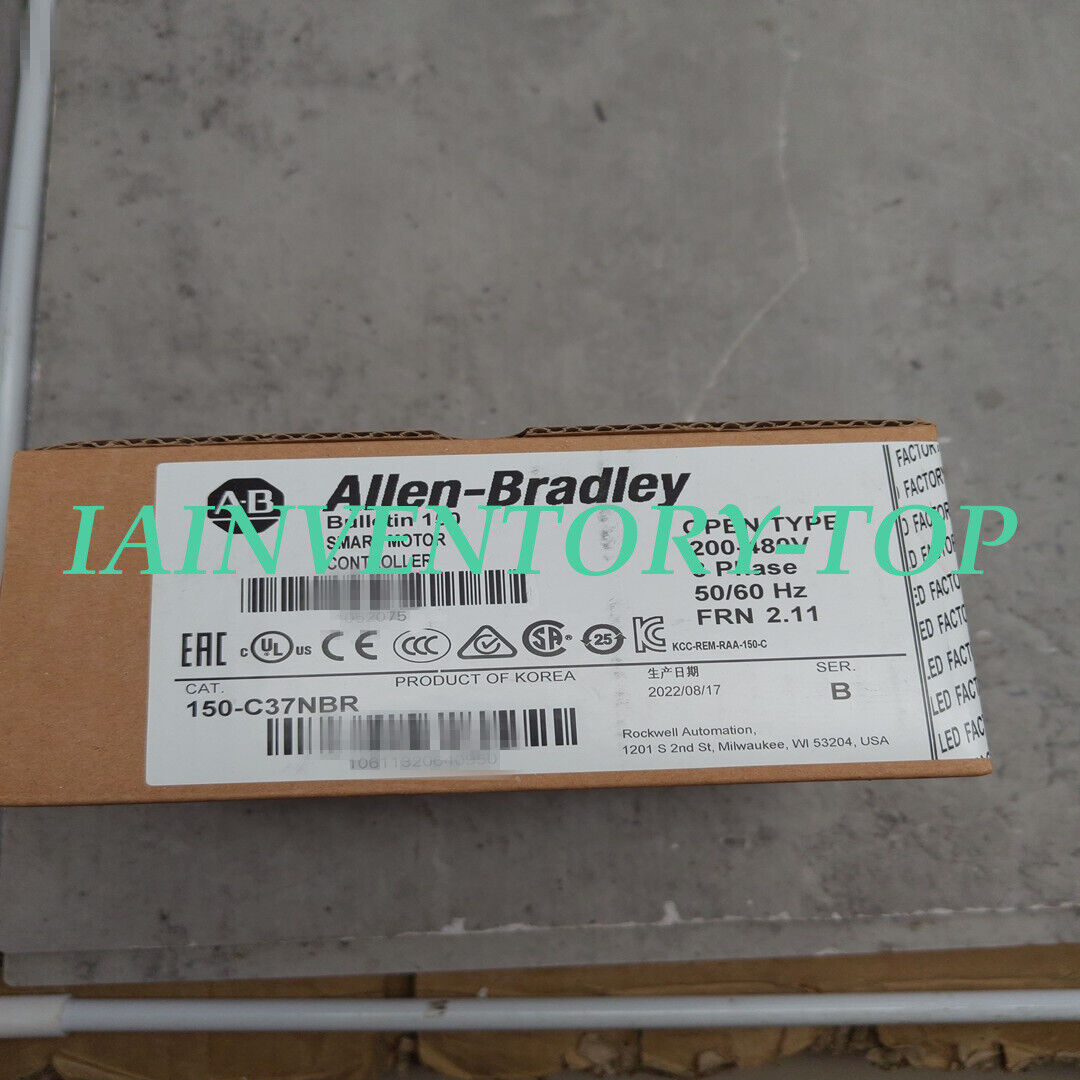 Sealed Allen Bradley SMC-3 Smart Motor Controller 37A - ALLEN BRADLEY