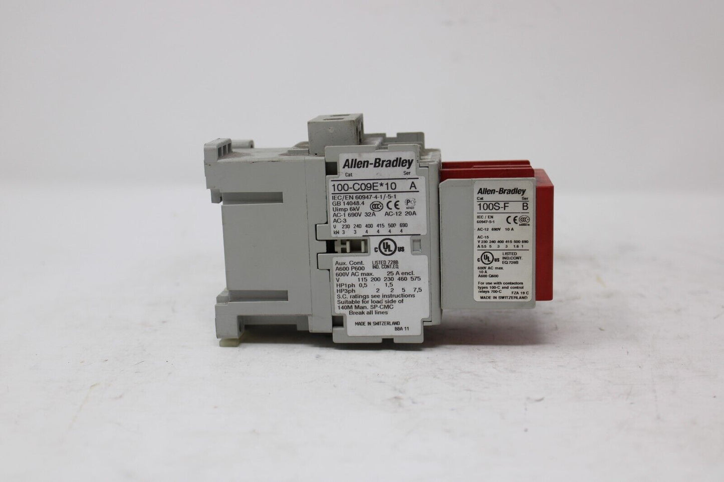 used Allen Bradley 100S-C09ZJ404C Guardmaster Safety Contactor - ALLEN BRADLEY