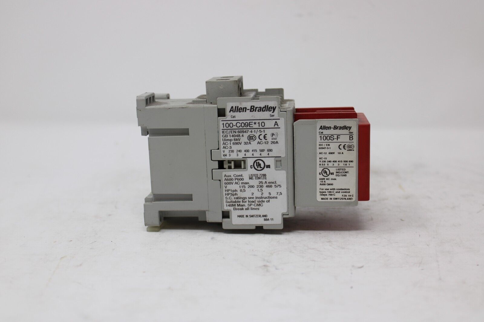 used Allen Bradley 100S-C09ZJ404C Guardmaster Safety Contactor - ALLEN BRADLEY