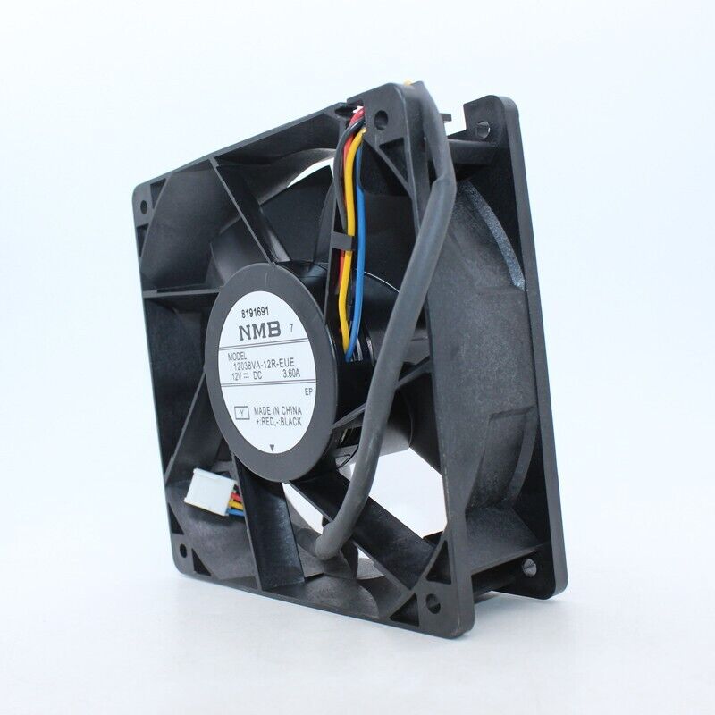 new NMB 12038VA-12R-EUE 12038 12V 3.6A 12CM large air flow cooling fan