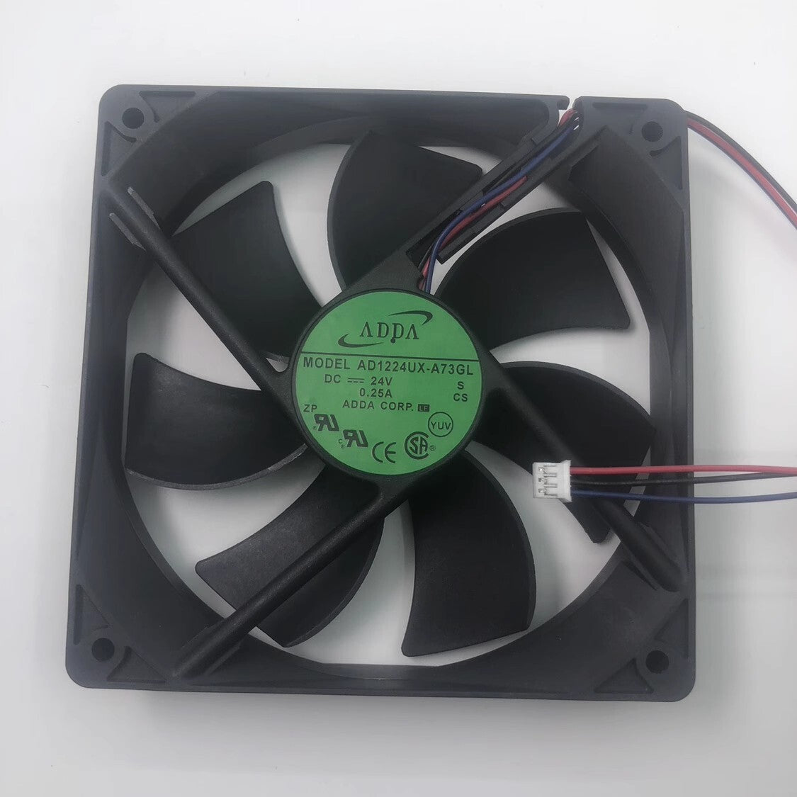 ADDA AD1224UX-A73GL 12025 DC24V 0.25A 12CM 3-Wire Inverter Cooling Fan