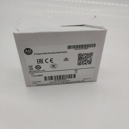 NEW Allen-Bradley 1734-OB8S SerB 8 Channel Safety Sourcing Output Module - ALLEN-BRADLEY