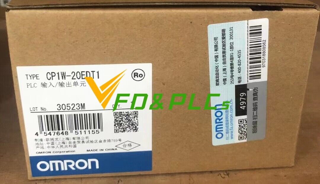 new Omron CP1W-20EDT1 PLC Module In Box - OMRON