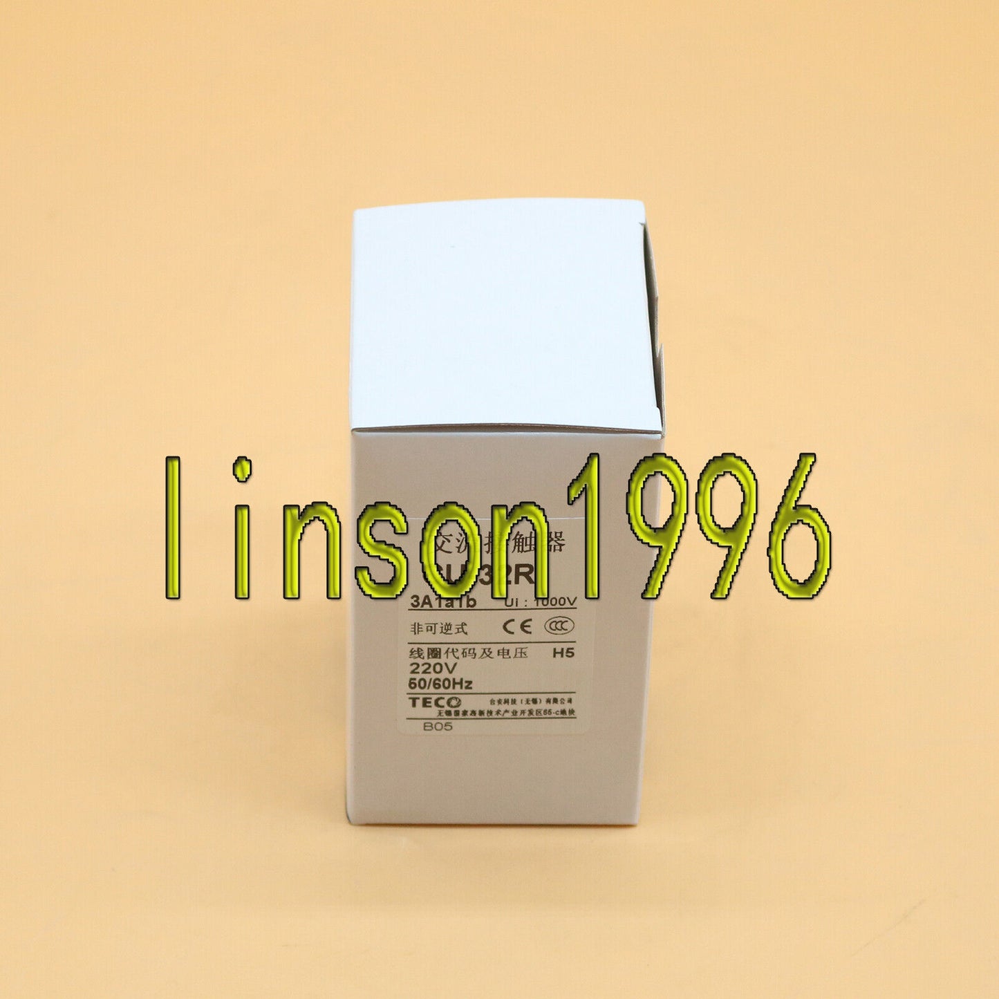 New 1-Piece In-Box TECO CU-32R Magnetic Contactor - TECO