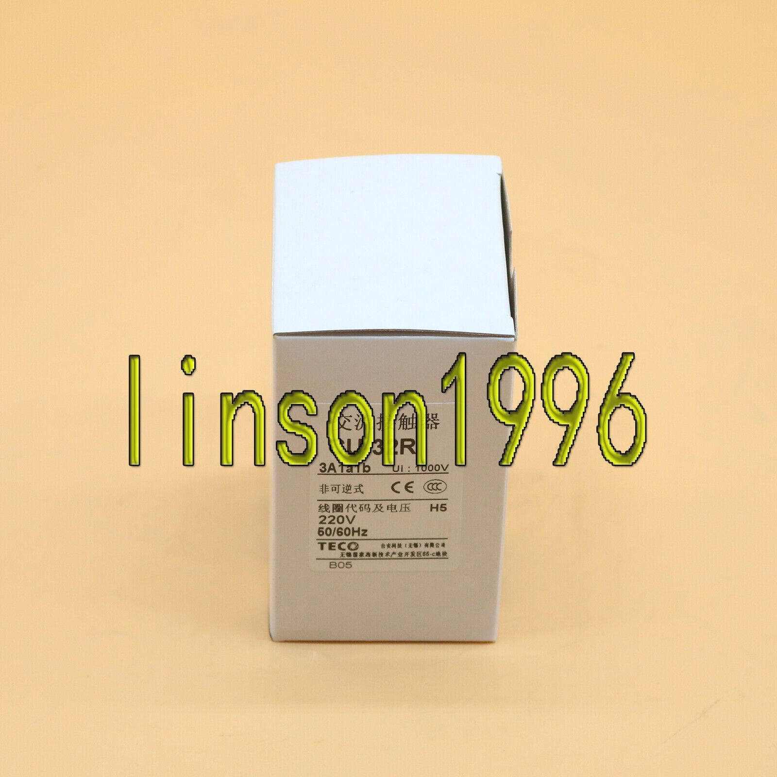 New 1-Piece In-Box TECO CU-32R Magnetic Contactor - TECO