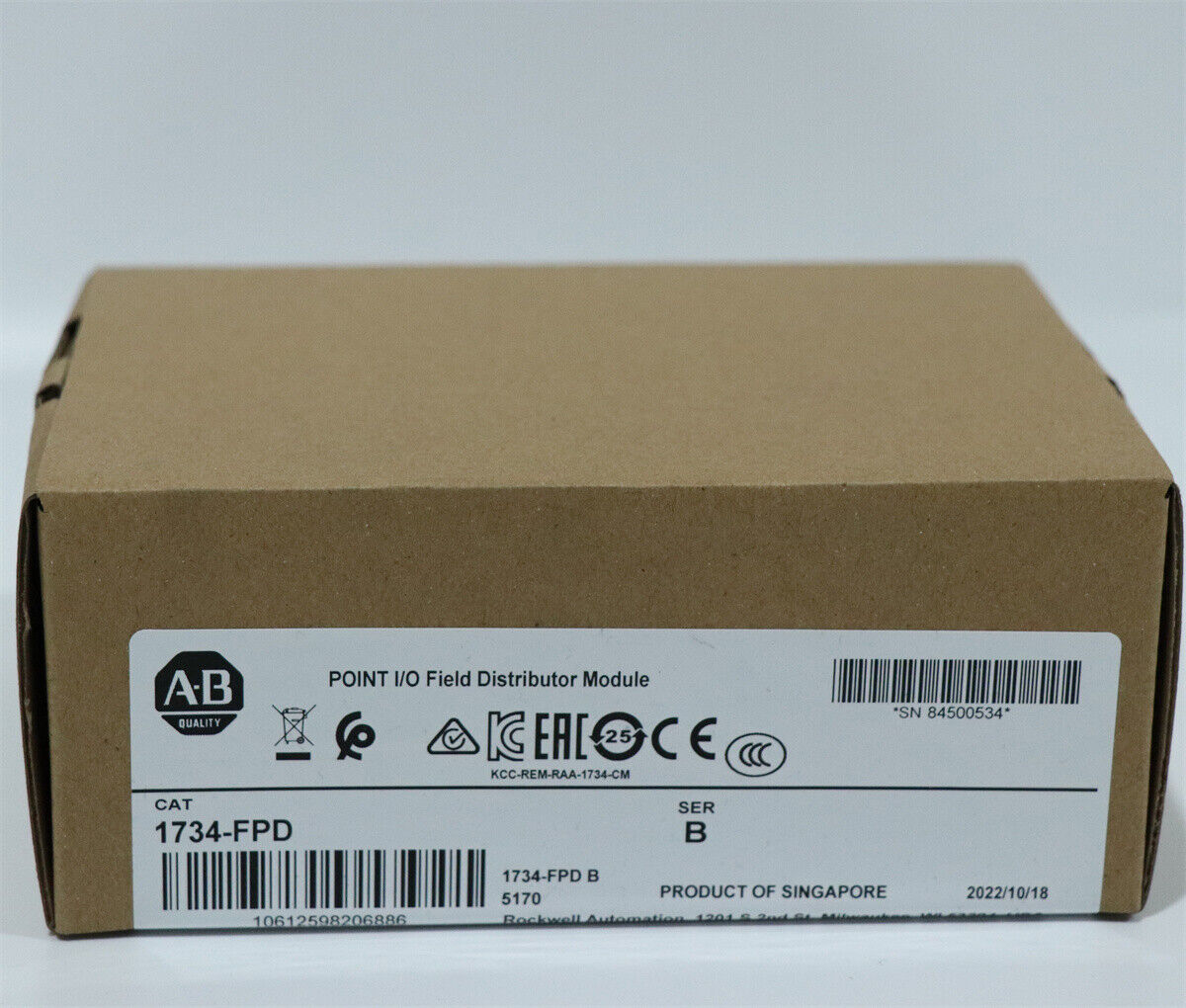 AB PLC 1734-FPD SER B Field Distributor Module SHIP - AB PLC