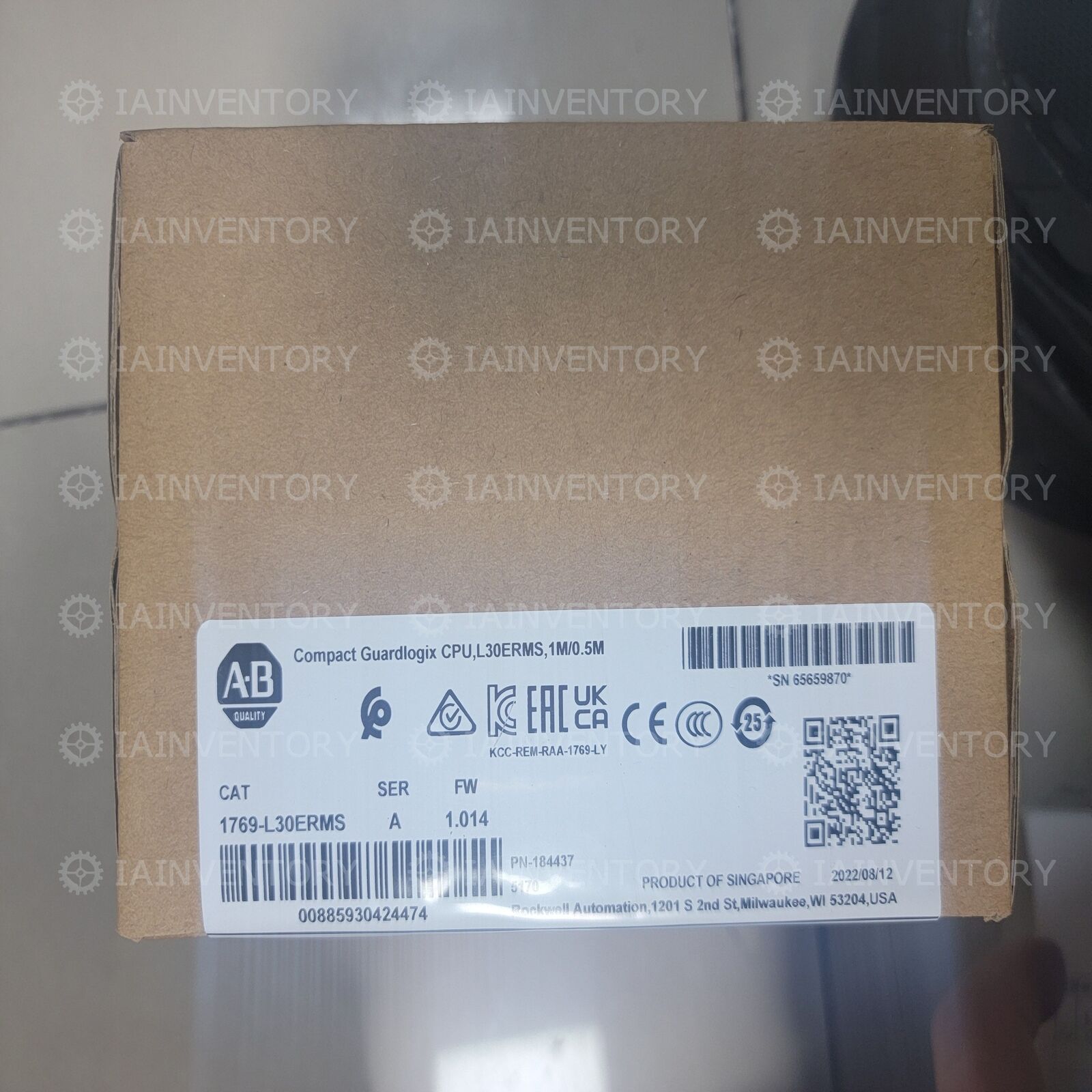 Allen Bradley 1769-L30ERMS Factory Sealed Transformer, 1500VA, 208V, 60Hz - ALLEN BRADLEY