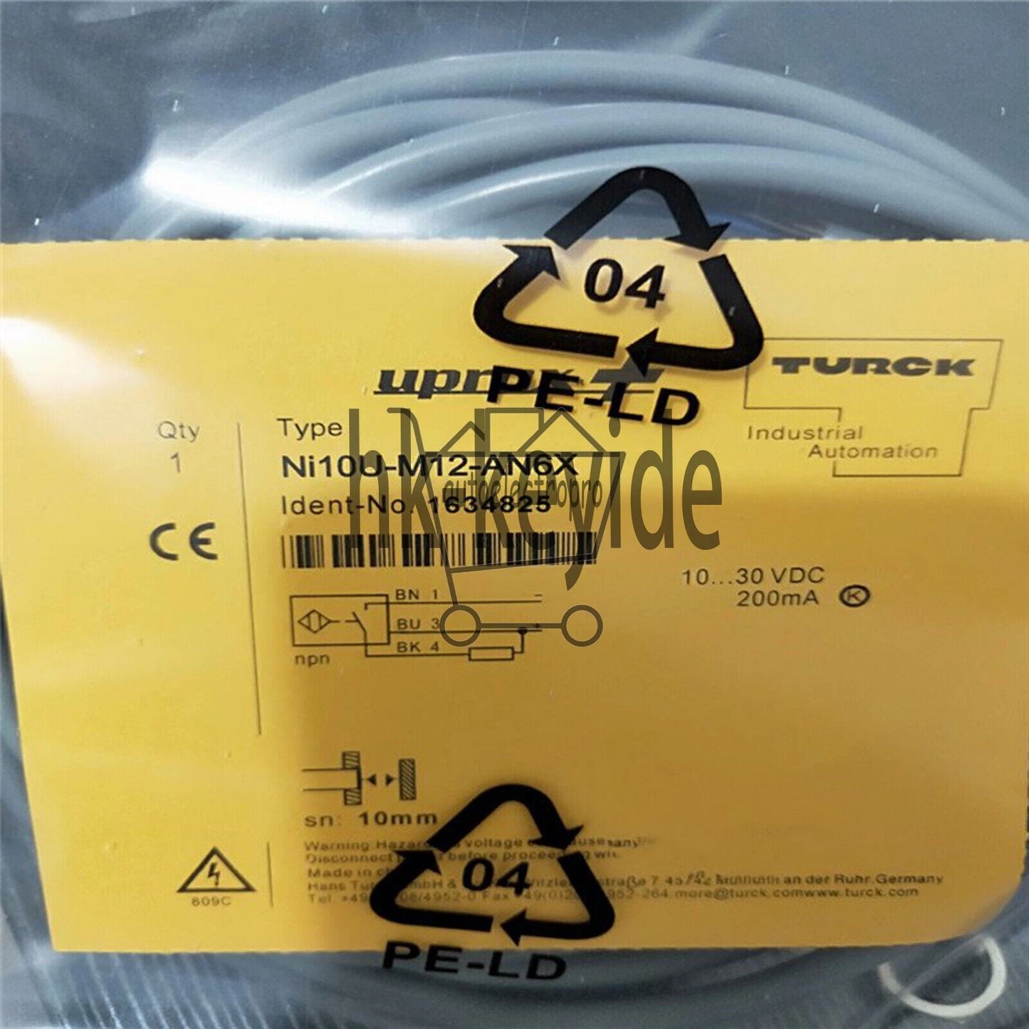 one TURCK NI10U-M12-AN6X Proximity Switch sensor