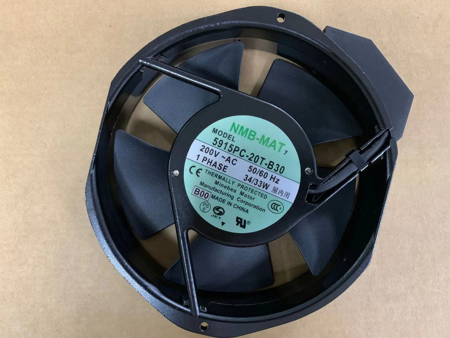 new NMB 5915PC-20T-B30 200V 172*150*38 aluminum frame AC fan