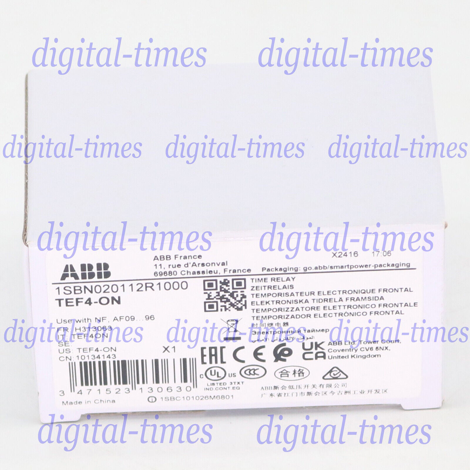 new   ABB TEF4-ON 1SBN020112R1000 Electronic Timer