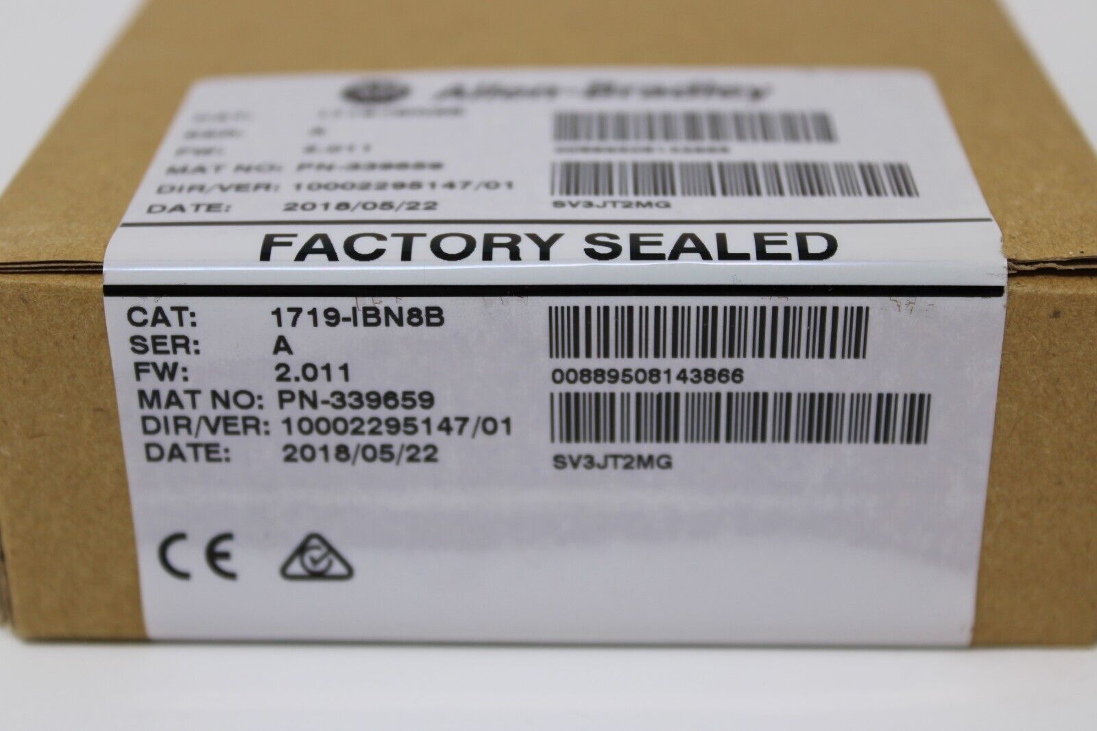 new Allen Bradley 1719-IBN8B DC Input Module - ALLEN BRADLEY