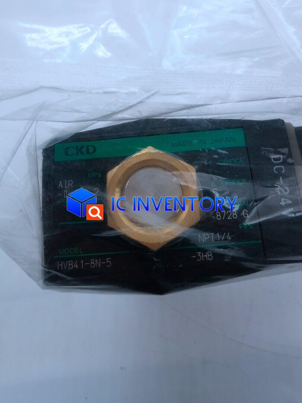 new 1PCS CKD Solenoid Valve HVB41-8N-5-DC24V - VENDOR NAME
