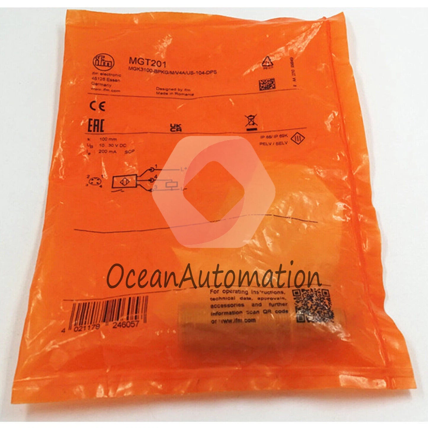 1PCS IFM Photoelectric switch MGT201 Free Shipping