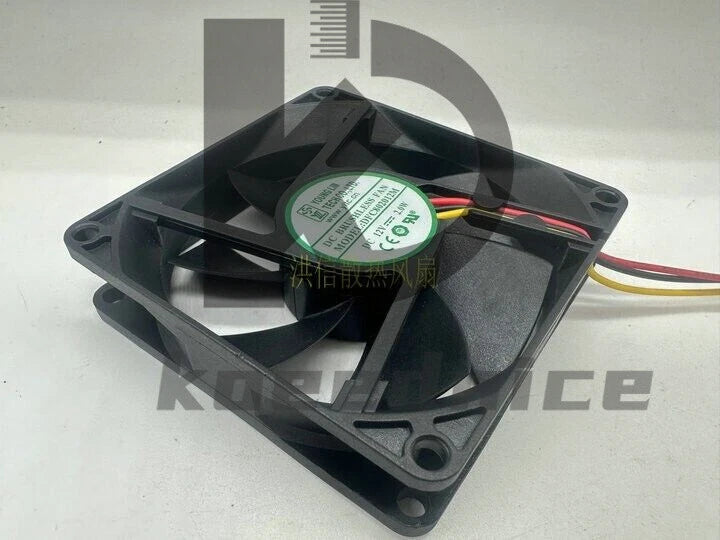 1 pcs YOUNG LIN Fan DFC802012M DC12V 2.0W 8020 80*20MM 3 wire cooling fan