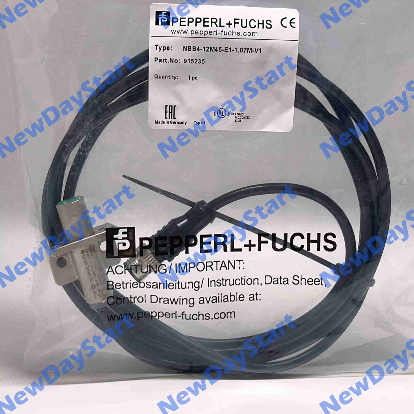 HAAS CNC Axis Reset Sensor Switch NBB4-12M45-E1-1.07M-V1 - HAAS