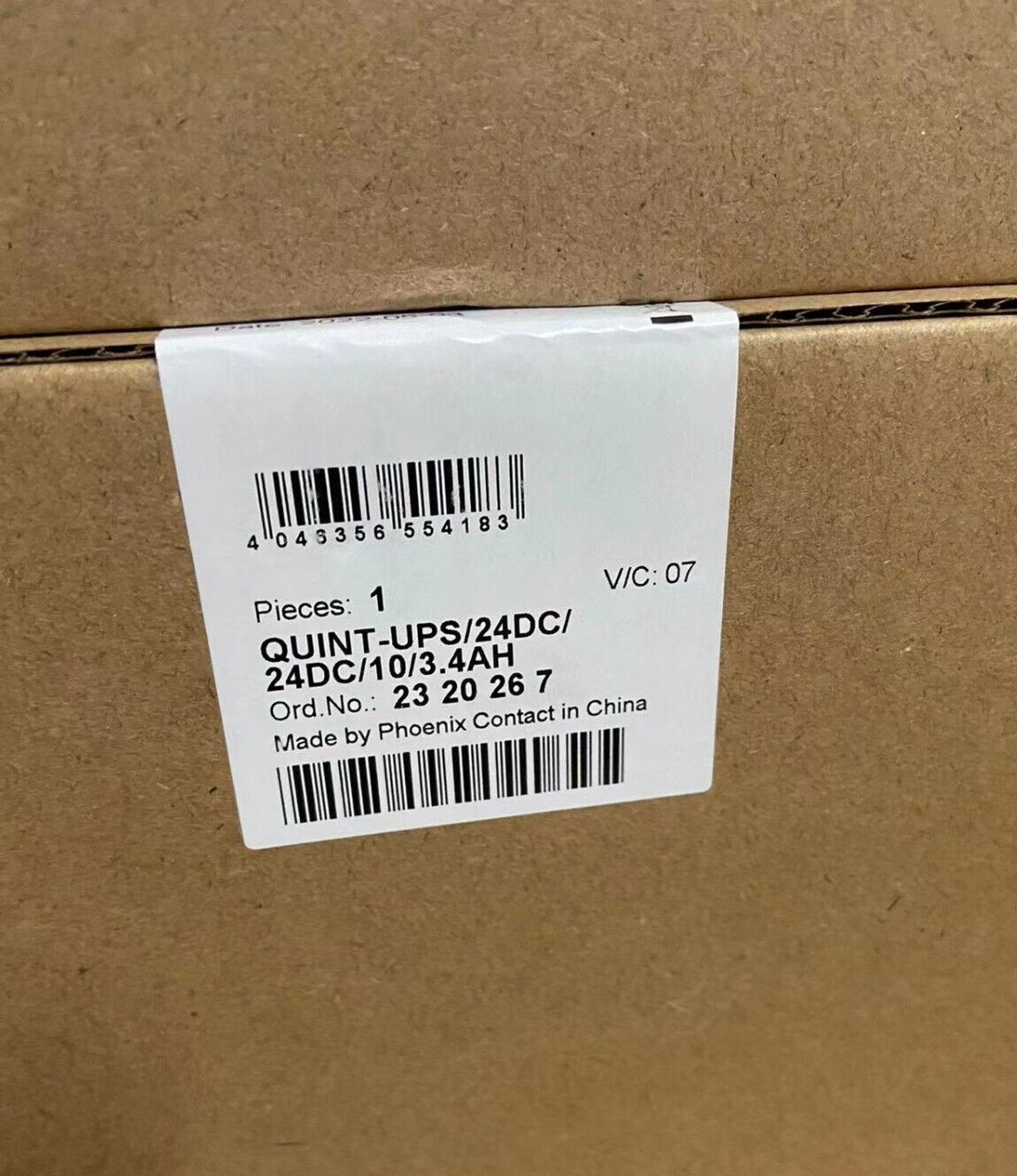 new Phoenix QUINT-UPS/ 24DC/ 24DC/10/3.4AH 2320267 Power Supply UPS - PHOENIX