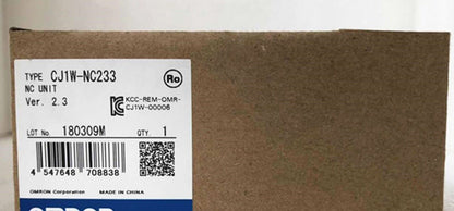 Omron CJ1W-NC233 PLC Module - High-Performance Automation Solution - OMRON