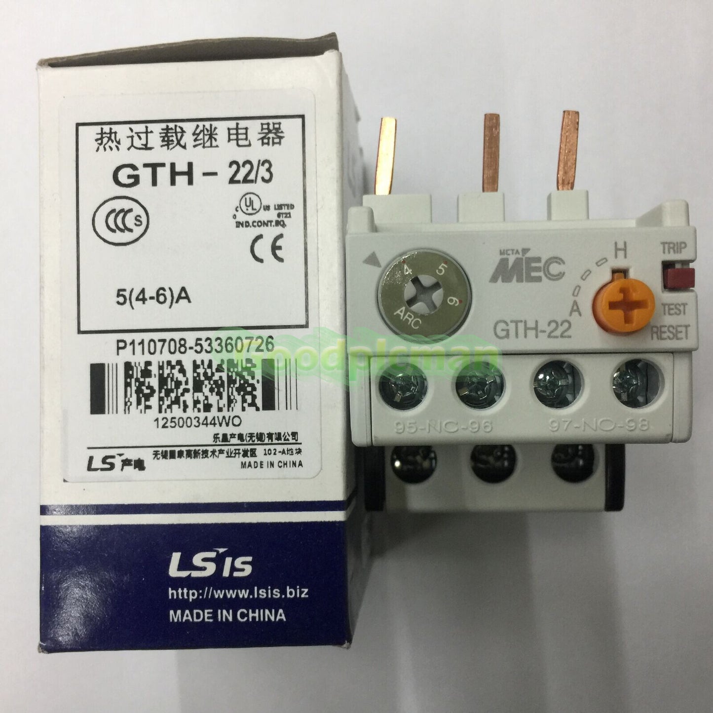 GTH-22/3 4-6A GTH22/3 Thermal overload relay 1Pcs*