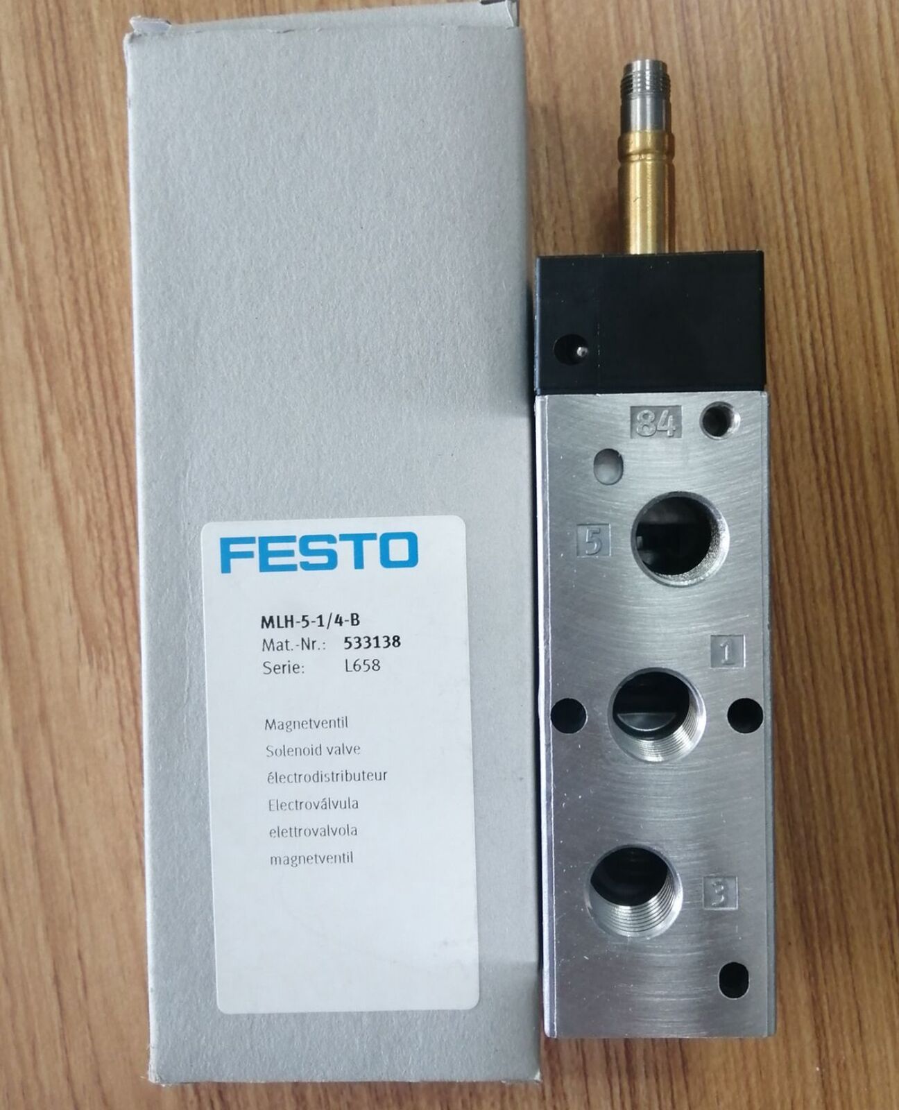 FESTO MLH-5-1/4-B Solenoid Valve - FESTO