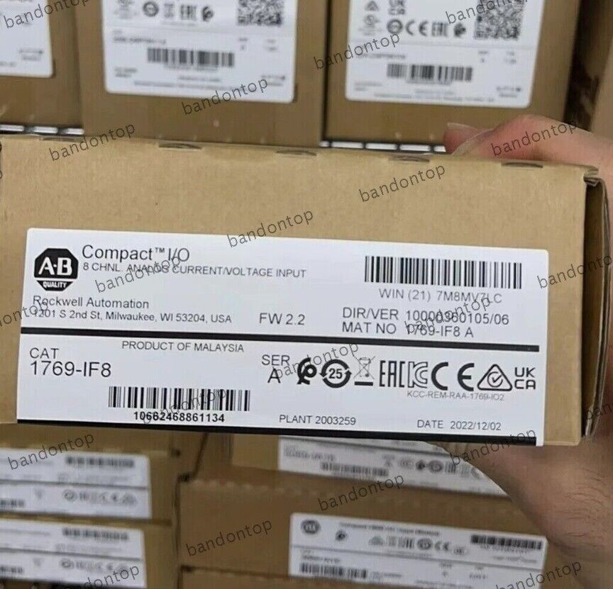 New Factory Sealed AB 1769IF8 CompactLogix 8 Pt Analog Input Module - COMPACTLOGIX