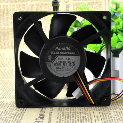1PCS Panaflo FBA12G24H 12CM 12038 24V 0.3A cooling fan 3pin