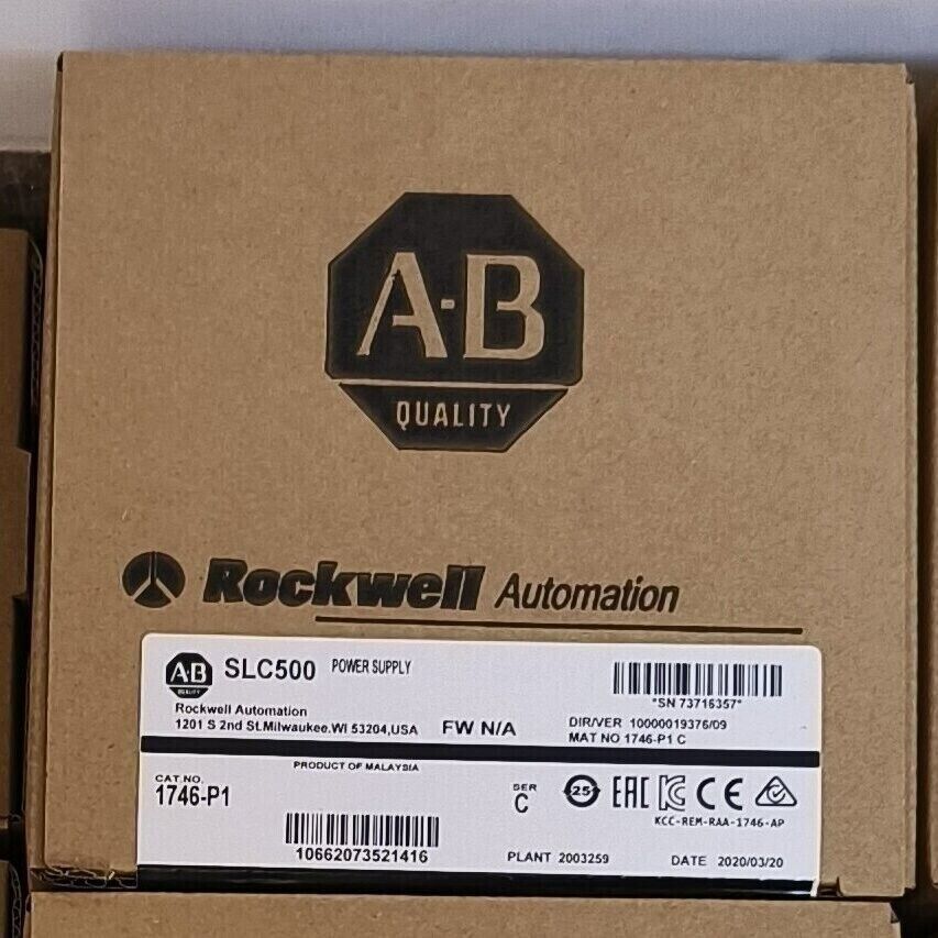 Sealed Allen Bradley 1746-P1 SER A SLC 500 Power Supply Rack Module 1746P1 - ALLEN BRADLEY