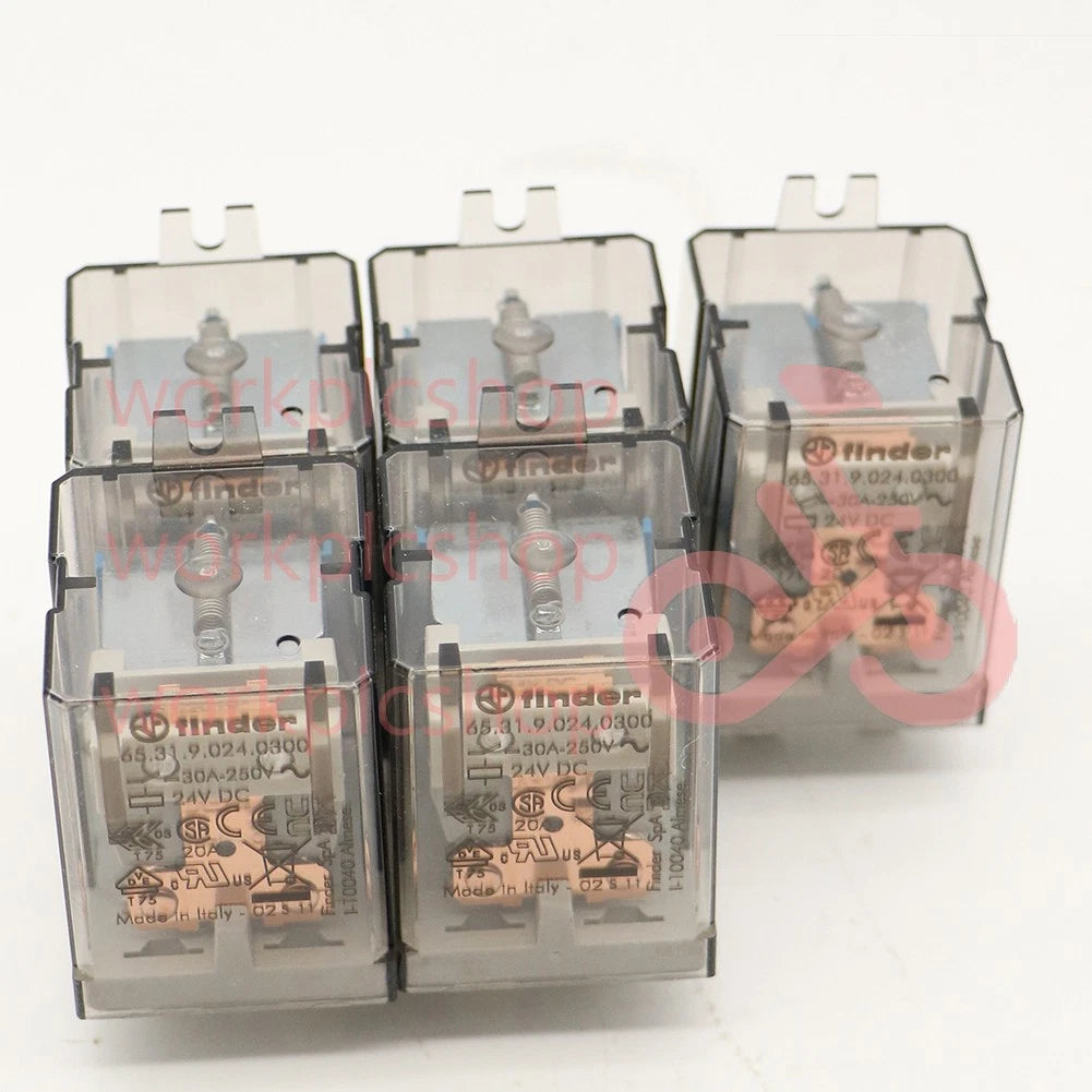 10PCS 65.31.9.024.0300-24vdc 30a Finder Relay 65.31 24VDC 30A 4PIN