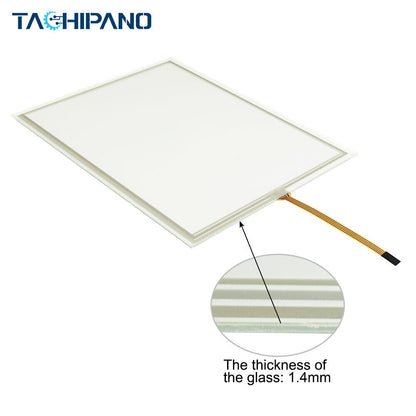 new Touch Screen for KOYO EA9-T8CL Panel Glass with Protective Film Overlay - KOYO