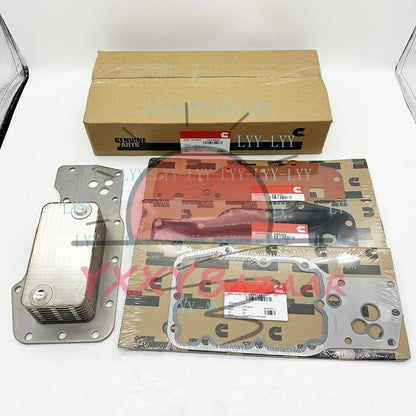 Oil Cooler & Gasket For 3975818 Cummins Dodge Ram 6.7L 24V ISBE 2007-Present