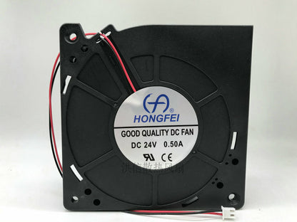 1pcs HONGFEI HB-1232H24 24V 0.50A 12cm blast turbine inverter cooling fan