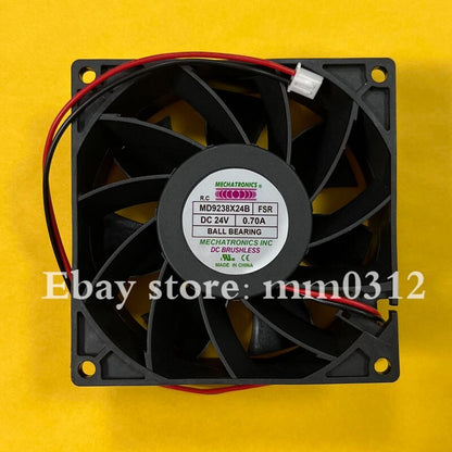 MECHATRONICS MD9238X24B-FSR 9038 DC24V 0.70A 9CM 2-Wire Cooling Fan