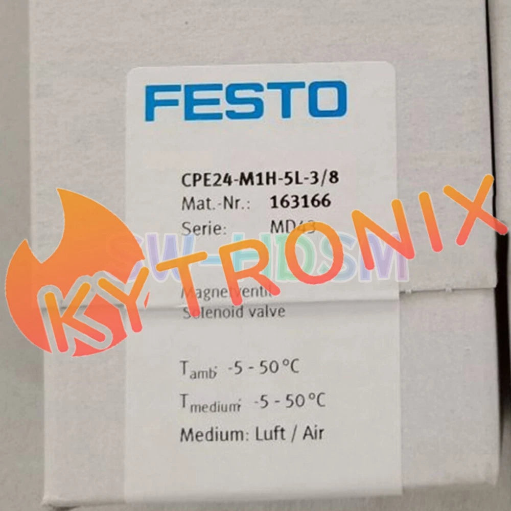 1PCS Festo CPE24-M1H-5L-3/8 163166 Solenoid Valve Freight Free