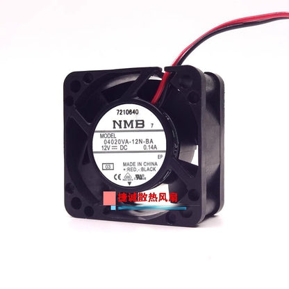 NMB 04020VA-12N-BA 12V 0.14A 4CM 4020 2-wire chassis cooling fan